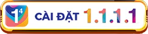 Nút cài đặt 1.1.1.1 WARP, ứng dụng VPN tăng tốc và bảo mật internet